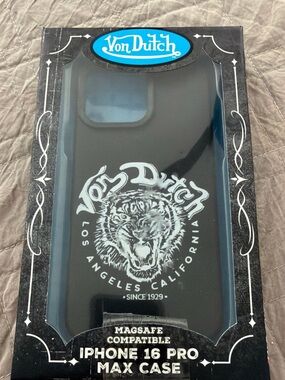 Von Dutch Black iPhone 16 Pro Max Case